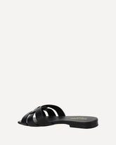 Sandali in pelle - NERO | Base Blu