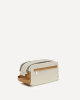Leather Beauty Case - BEIGE | Base Blu