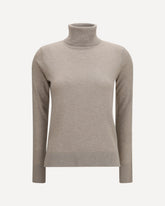 Allegra wool turtleneck Sweater - BEIGE | Base Blu