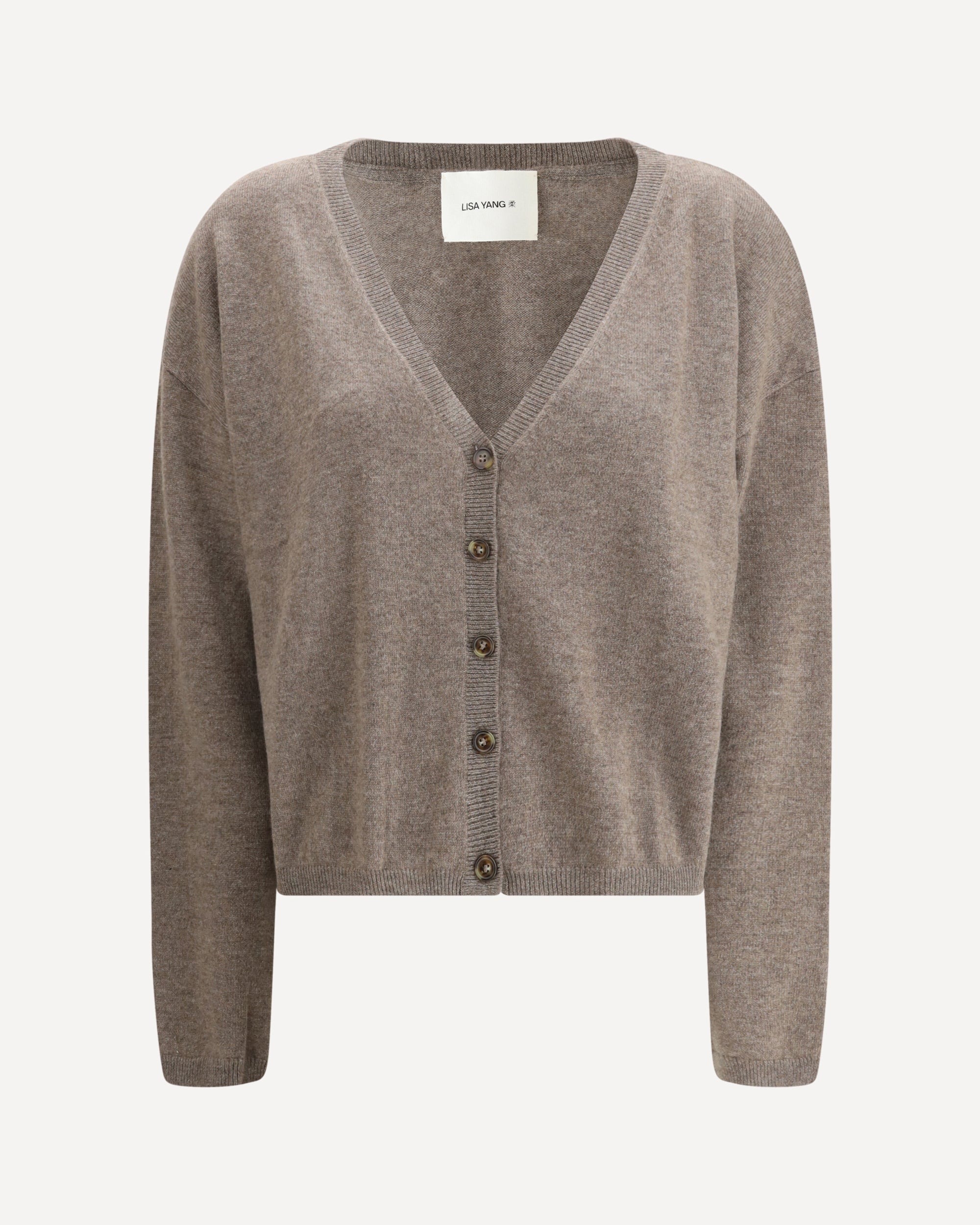 LISA YANG Abby Cardigan BEIGE Base Blu