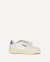 Medalist Low leather Sneakers - WHITE | Base Blu