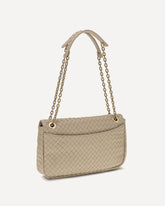 Intreccio Shoulder Bag - CREAM | Base Blu