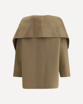 Wool scarf Coat - BROWN | Base Blu