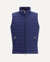 Quilted Vest Jacket - BLUE | Base Blu
