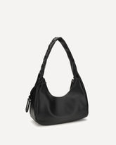 Medium Laces Hobo Bag - BLACK | Base Blu