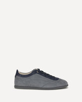 Nubuck and suede Sneakers with Slim sole - GREY | Base Blu