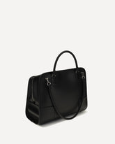 Amazona 180 XL calfskin Handbag - BLACK | Base Blu