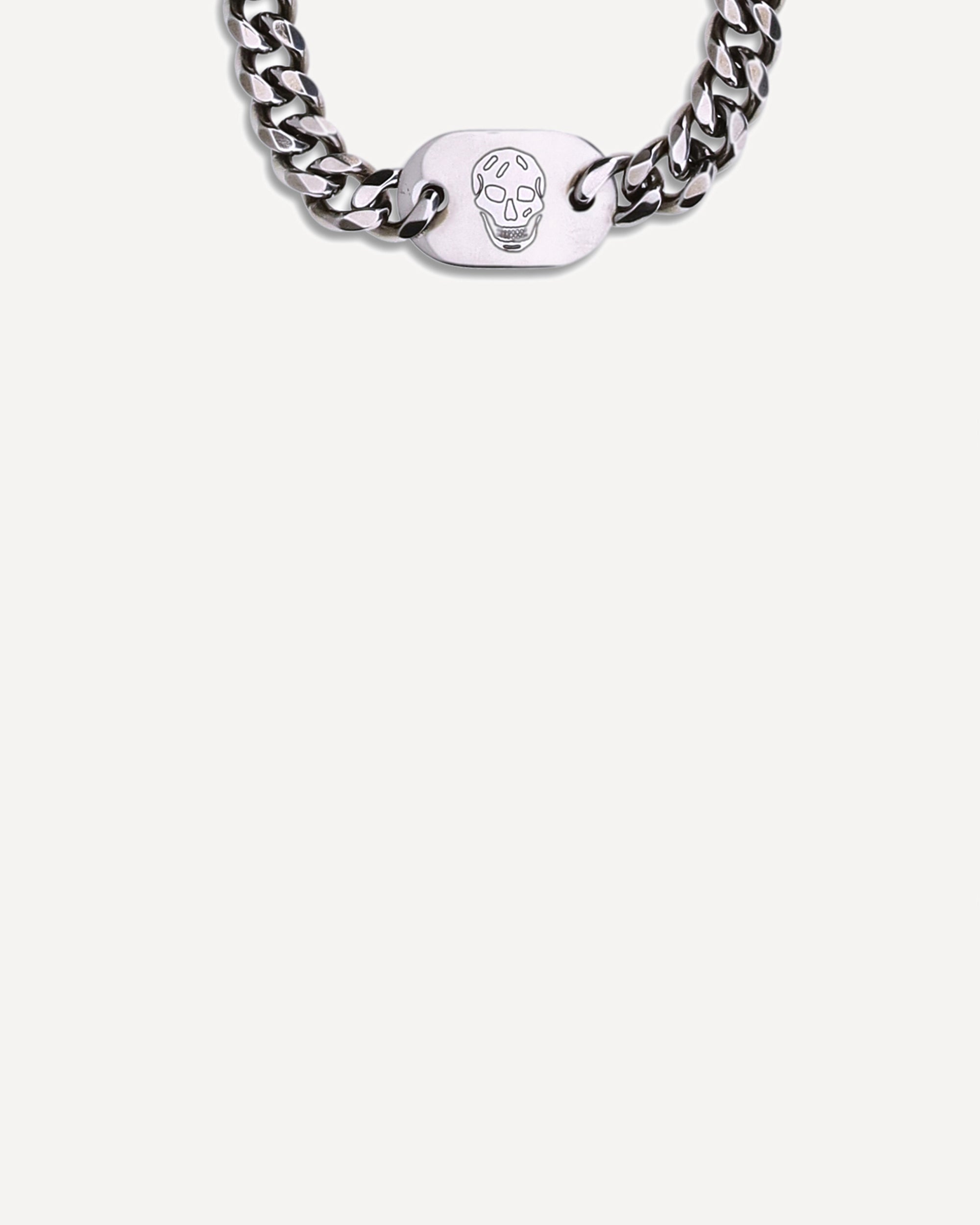 ALEXANDER McQUEEN Skull Bracelet SILVER | Base Blu