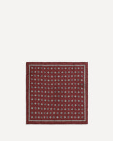 Jacquard silk Pocket Square - MULTICOLOUR | Base Blu