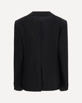 Kid mohair Blazer - BLACK | Base Blu