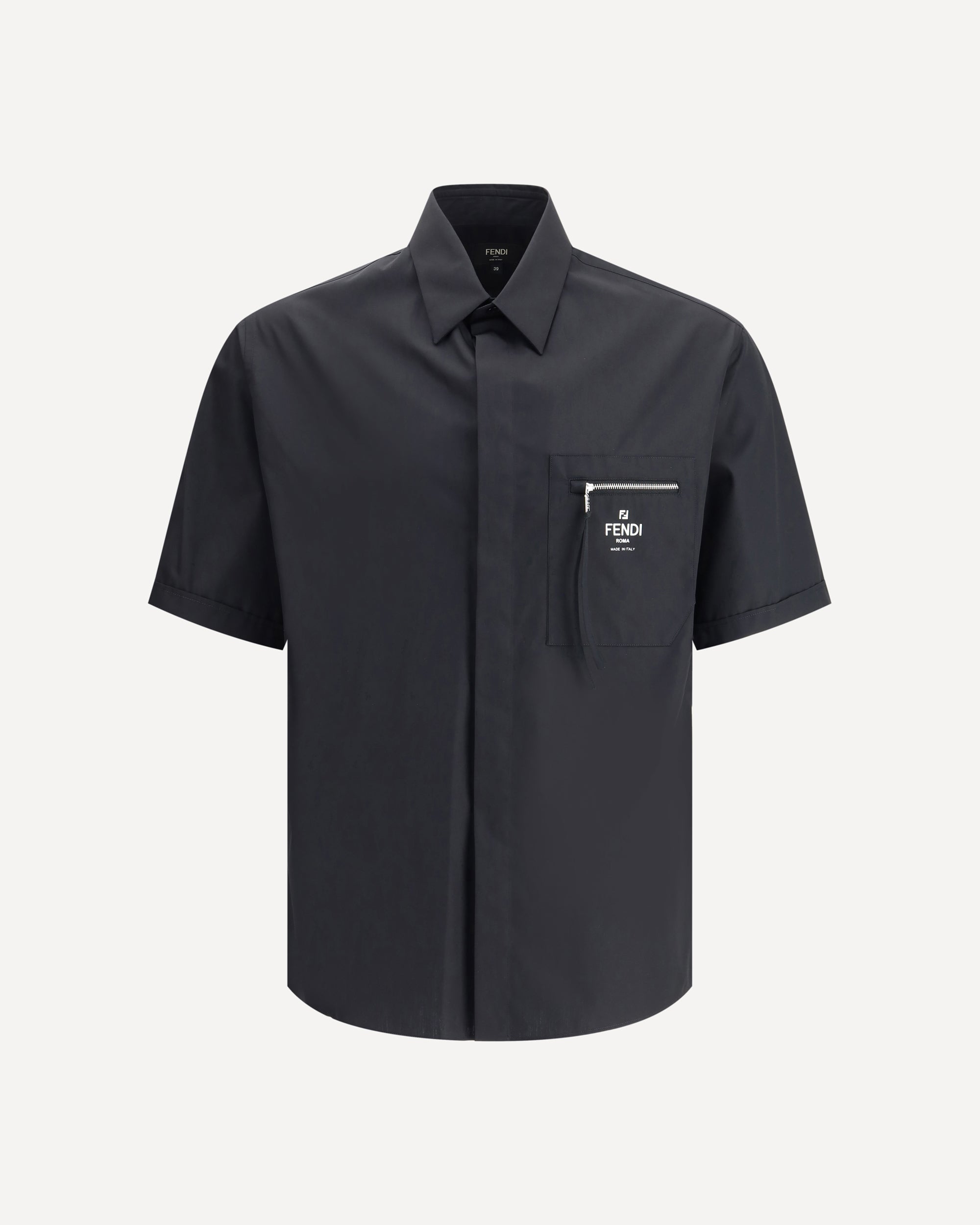FENDI Short-sleeve Shirt BLACK Base Blu