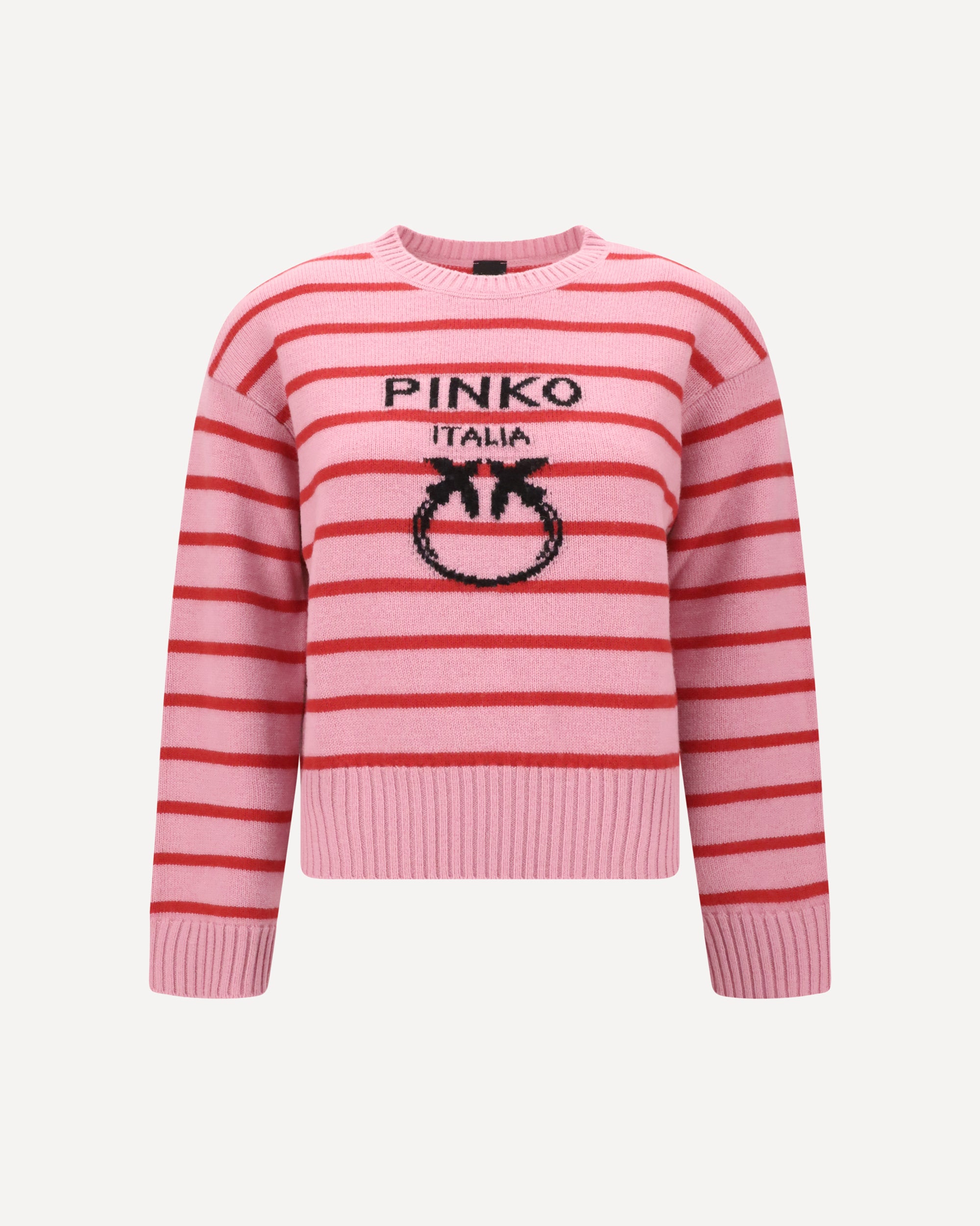 PINKO Striped Sweater PINK | Base Blu