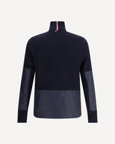 Stretch Wool Turtleneck - BLUE | Base Blu