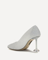 Décolleté Toy in rete decorata - BIANCO | Base Blu