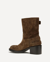 Dakota Boots in suede - BROWN | Base Blu