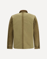 Troon Washed waxed cotton Jacket - BEIGE | Base Blu