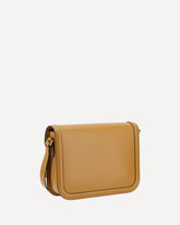 Leather Shoulder Bag - BROWN | Base Blu