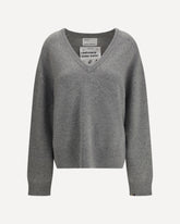 Maglia in cashmere n°457 Jack - GRIGIO | Base Blu