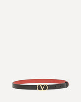 Reversible VLogo Signature Belt - BLACK | Base Blu