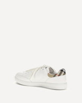 Sneakers Set in pelle​ - BIANCO | Base Blu