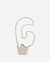 Mini leather Shoulder Bag - BEIGE | Base Blu