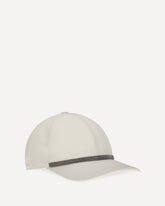 Baseball Cap with Monili embellishment - WHITE | Base Blu
