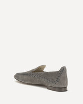 Leather Loafers - GREY | Base Blu