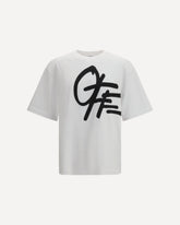 Spray Logo Skate T-shirt - WHITE | Base Blu