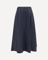 Wide midi Skirt - BLUE | Base Blu