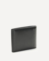 Portafoglio in Pelle  - NERO | Base Blu