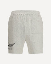 Pantaloncini Owner Club Script Mesh - CREMA  | Base Blu