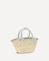 Small Le Panier Solis Handbag - BEIGE | Base Blu