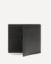 Bifold Wallet in Saffiano leather - BLACK | Base Blu