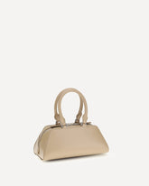 Borsa a Mano Antigona East-West mini in pelle Box - BEIGE | Base Blu