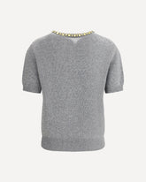 Maglione girocollo in lana e cashmere - GRIGIO | Base Blu