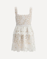 Lace mini Dress -  Base Blu