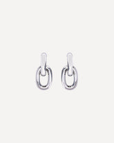 Double XL Link Earrings - SILVER | Base Blu