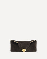 Vivian suede Pouch - BROWN | Base Blu