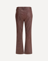 Pantaloni in Pelle - BORDEAUX | Base Blu