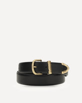 Leather Belt - BLACK | Base Blu