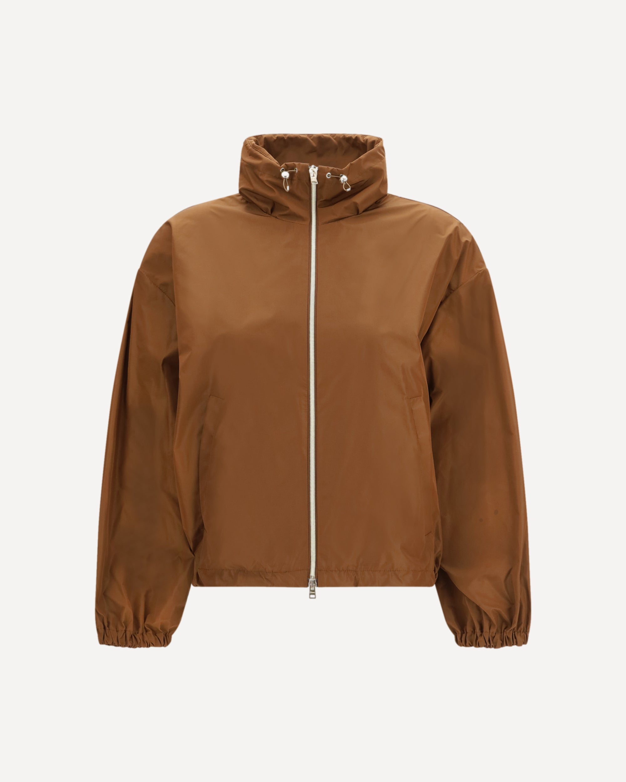 Herno ダークブラウン フルジップジャケット HERNO Waterproof Jacket BROWN | Base Blu