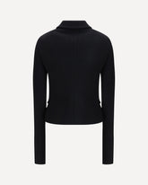 Single-breasted Wool cloth Jacket - BLACK | Base Blu