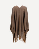 Poncho aperto - MARRONE | Base Blu