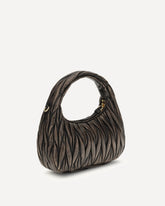 Borsa Wander in pelle matelassé - MARRONE | Base Blu