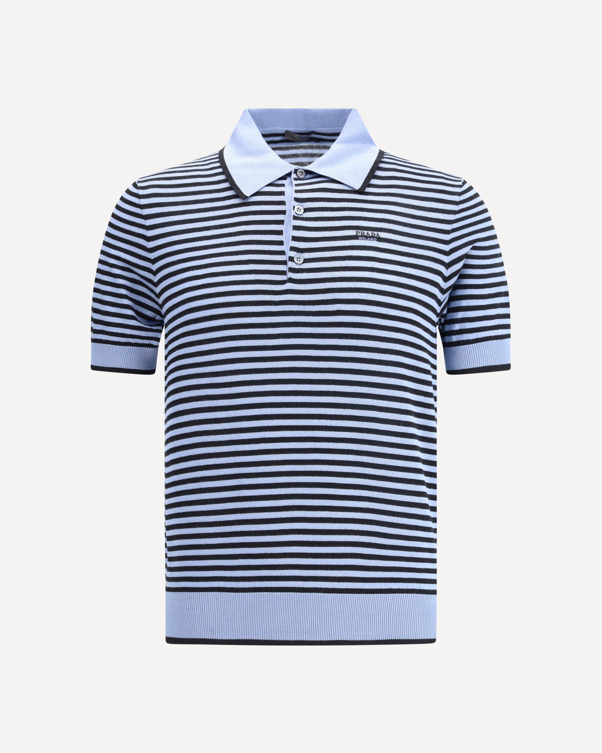 PRADA Striped polo Sweater MULTICOLOUR | Base Blu