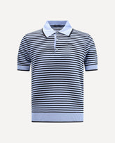 Maglia polo a righe  - MULTICOLORE | Base Blu