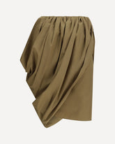 Gonna midi a portafoglio - KAKI  | Base Blu