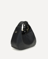 Borsa a Mano hobo mini - NERO | Base Blu