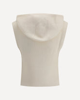 Mescal hooded Vest - WHITE | Base Blu