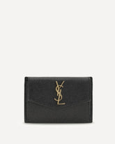 Micro-grain leather Wallet - BLACK | Base Blu